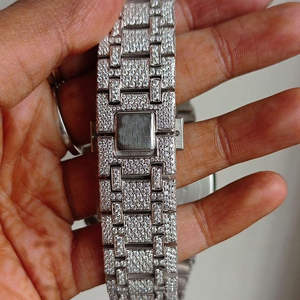 Montre mécanique chronographe analogique pour homme en acier inoxydable personnalisé avec moissanite et diamants, style hip-hop, pour rappeur, éclatante et somptueuse - Product Image 3