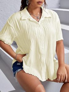 Women Poly Blend Stylish Korean <b>Tops</b> Oversized Shirts, Crop Tanks & Trendy Summer Wear - Product Image 2