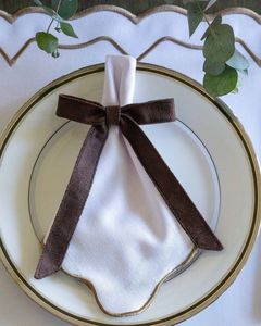 Premium Quality Leather Napkin Ring For Dining <b>Table</b> Elegant Reusable Napkin Holder For Wedding <b>Party</b> <b>Table</b> Setup - Product Image 5