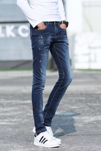 กางเกงยีนส์ทรงตรงสำหรับผู้ชายแบบสั่งตัดได้  ขนาดใหญ่  หรูหรา  ผลิตอย่างยั่งยืน - Product Image 5