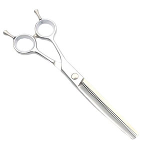 SIGAL MEDCO Eco-Friendly Japanese Stainless Steel Multicolor Coating Pet Grooming <b>Scissors</b> Curved Blades Plastic Handle Grooming - Product Image 6