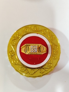 แหวนทองคำแท้ 22k ระดับพรีเมียมสำหรับผู้ชาย เครื่องประดับหรูหราทำมือ ดีไซน์คลาสสิก เหมาะสำหรับสวมใส่ทุกวันและเป็นของขวัญสุดพิเศษ - Product Image 2