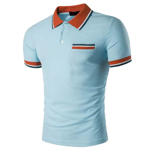 เสื้อโปโลผู้ชายสีสันสดใส ดีไซน์ล่าสุดจากผู้ผลิตปากีสถาน ปักโลโก้ ผลิตจากโรงงานผ้าฝ้ายคุณภาพดี เสื้อโปโลที่ดีที่สุด - Product Image 5