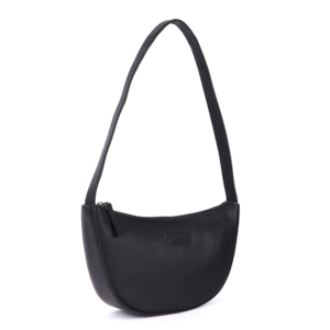 Bolso Bandolera de Cuero Genuino de Diseño Premium, Unisex, Negro, con Cierre de Cremallera y Broche, Estilo Clásico y Duradero para Uso Diario - Product Image 2