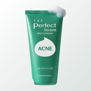 โฟมล้างหน้าเกาหลี K-Beauty Jyas Perfect Cleansing Foam White Collagen สำหรับผิวเป็นสิว ผลิตในเกาหลี 120 กรัม ใช้ได้ทั้งผู้ชายและผู้หญิง - Product Image 1