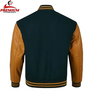Vestes universitaires vierges de haute qualité en gros, vestes de baseball personnalisées pour hommes, vestes universitaires pour hommes - Product Image 5