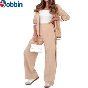 Conjuntos Deportivos para Mujer Más Vendidos, Moda de Invierno, Ropa Urbana para Mujer, Conjunto de 2 Piezas, Color Sólido Informal, Cintura Elástica - Product Image 5