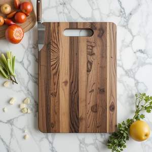 Planches à découper en bois massif de qualité supérieure, fabriquées en bois d'acacia naturel, conçues pour la préparation des aliments en cuisine - Product Image 1