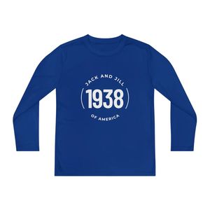 T-shirt à manches longues pour enfants Jack and Jill Youth 1938, col rond, décontracté, doux et confortable, vêtements personnalisés en gros - Product Image 1