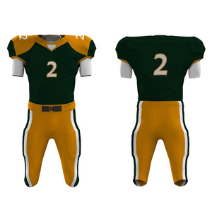 Ensemble d'uniformes de football américain personnalisés avec maillot et pantalon de qualité supérieure, pour joueurs professionnels d'équipes de football américain - Product Image 1