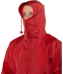 Veste matelassée unisexe d'hiver en toile lavée, coupe-vent, à col mandarin, à capuche, zippée, unie, décontractée, multi-poches - Product Image 4