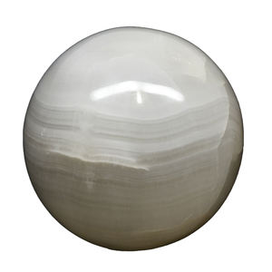 Venta al por Mayor de Esferas de Ónix Blanco Natural Pulido, Cristal, Precio Bajo - Product Image 1