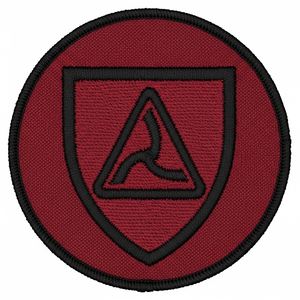 Parche de Estrella Dorada para Regalia Masónica, Emblema de Cinco Puntas Circular Bordado Personalizado de la Francmasonería, Calcomanía Termoadhesiva de Tela Granate - Product Image 4