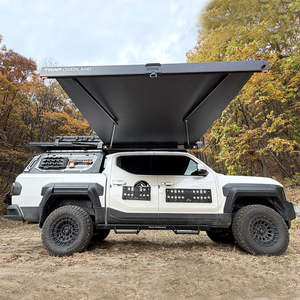 Toldo TRAP OVERLAND FAST de 2.5m, toldo automático lateral para overlanding, toldo resistente al viento para coche todoterreno, toldo independiente 4x4 resistente. - Product Image 1