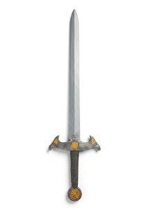 Épée d'armure de chevalier médiéval, jouet en caoutchouc souple fait main, lame en mousse, accessoire de cosplay, pour enfants, Halloween, Noël, Pâques, Nouveauté - Product Image 3