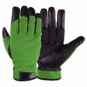 Guantes Tácticos de Cuero, Completos, Marrón y Negro, Antideslizantes, Protección para Hombre para Actividades al Aire Libre - Product Image 5