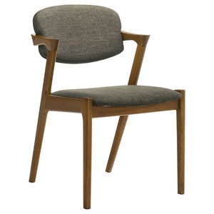 Silla de Comedor Tapizada Ligera de Teca Sólida Hecha a Mano, Diseño Minimalista Escandinavo para Restaurantes, Hoteles y Proyectos de Apartamentos - Product Image 4