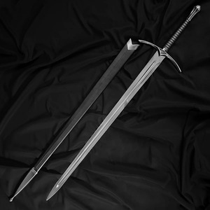 Espada Decorativa Élfica de Acero Inoxidable al por Mayor con Funda de Cuero Sintético para Colección y Cosplay - Product Image 4