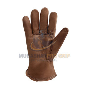 Gants de travail en cuir grainé durable avec une adhérence améliorée pour une efficacité accrue sur le lieu de travail - Product Image 5