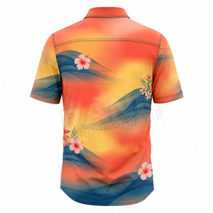 Camisetas de Playa para Hombre Transpirables de Secado Rápido, Ropa de Verano, Diseño Personalizado, Servicio OEM - Product Image 2