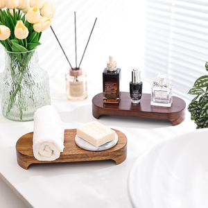 High Quality Acacia Wooden Decorative Trays Home Decor Wooden <b>Riser</b> for Bathroom Counter Wholesale by Vietnamese - Product Image 3