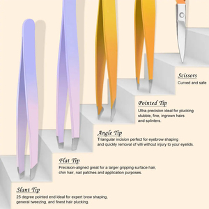 Kit de pédicure et manucure 9 pièces en acier inoxydable dans un étui noir 2026 Haute qualité en gros à bas prix - Product Image 3