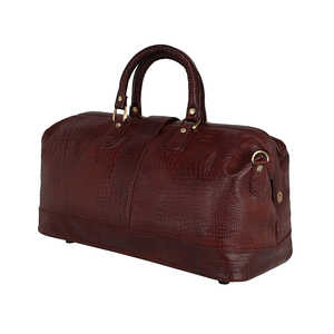 Premium Genuine Leather <b>Duffel</b> <b>Bag</b> Overnight Weekender Travel <b>Bag</b> OEM Supplier - Product Image 6