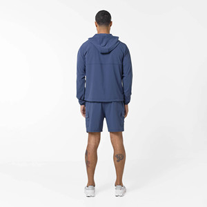 Ensemble veste coupe-vent et short pour homme, respirant, léger, imperméable, pour entraînement en extérieur et salle de sport - Product Image 2