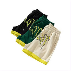 Venta al por mayor de alta calidad de los hombres de verano Streetwear Shorts 100% algodón transpirable personalizado sólido de moda transpirable de verano de los hombres - Product Image 4