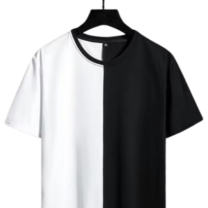 เสื้อยืดคอกลมแขนสั้นผ้าฝ้ายสำหรับผู้ชาย แบบเรียบ สำหรับพิมพ์โลโก้แบบกำหนดเอง พร้อมพิมพ์ซิลค์สกรีน น้ำหนัก 180 กรัม - Product Image 1