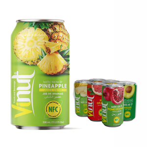 For 330ml Sugar-Free Pineapple Juice Flavorful <b>Beverage</b> OEM ODM Private Label Manufacturer Model Juice43 - Product Image 1