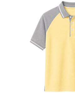 Camiseta Polo Personalizada para Hombre en Color Pastel Amarillo Grisáceo, Ropa Deportiva Casual de Verano, Transpirable, Camiseta de Golf, Moda Atlética Premium - Product Image 3