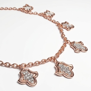 Round Lab Grown & Natural Diamond Bracelet in 9K Rose Gold | 1.07 CT Fine Jewelry - Product Image 4