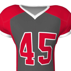 Breathable Performance Team Sports Custom Football Jersey American Football Team Apparel Quick Dry <b>Mesh</b> Sports Shirt For Adults - Product Image 4