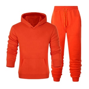 Homme Men's Melegito Sportswear Sweatsuit Set Spordidress Plain Hoodie & Pants Blank Casual Trenerka Tracksuit - Product Image 1