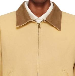 เสื้อแจ็คเก็ตผ้าแคนวาส OEM สำหรับสตรีทแวร์ แฟชั่นระบายอากาศได้ดี ใส่ได้ทั้งชายและหญิง เหมาะสำหรับฤดูหนาว ทนทาน ใช้งานกลางแจ้ง สไตล์วินเทจ ปักลาย - Product Image 2