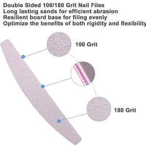 Limas de Uñas Dobles Mini de Acero Inoxidable Duraderas con Diseño Recto, Ligeras para Uso Prolongado y Cuidado Diario - Product Image 3