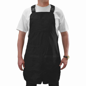 Delantal de Barbero Profesional al por Mayor con Bolsillo, de Lona y Algodón, para Peluquería y Estilismo - Product Image 1