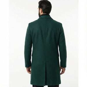 Abrigo de Cuero para Hombre al por Mayor, Estilo Gabardina, Chaqueta de Invierno Personalizada con Estampado, Ropa de Oficina Elegante de Primera Calidad - Product Image 6