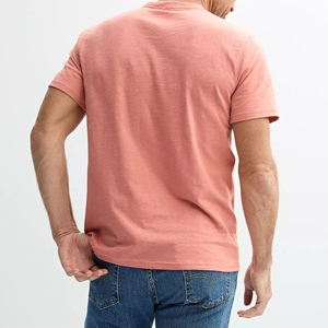 เสื้อยืดคอกลมผู้ชายสำหรับฤดูร้อน ผ้าฝ้าย 100% เนื้อผ้าวอร์สเตด เป็นมิตรกับสิ่งแวดล้อม แห้งเร็ว ระบายอากาศได้ดี น้ำหนักเบา - Product Image 4