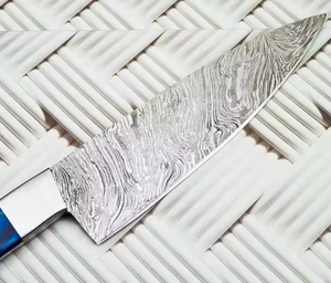 Couteau de Chef Premium LEGACY BLADES en Acier Damas, Tranchant comme un Rasoir, Manche en Bois, Conception Ambidextre, Compatible Lave-Vaisselle, Vente Directe Usine - Product Image 5
