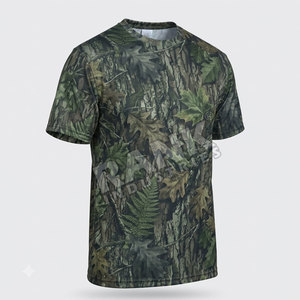 เสื้อยืดล่าสัตว์แฟชั่นใหม่ ไซส์ใหญ่ ผลิตจากผ้าฝ้ายผสมโพลีเอสเตอร์ สไตล์ลำลอง สำหรับผู้ชาย วางขายออนไลน์ - Product Image 4
