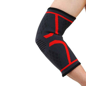 Manguito de codo de alta calidad para gimnasio, manguito de codo y protector de rodilla para mujer, soporte de levantamiento de pesas con logo personalizado - Product Image 6