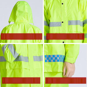 Trajes de lluvia personalizados para hombre, impermeables, resistentes, conjunto de chaqueta y pantalón para trabajo industrial, pesca, camping y senderismo. - Product Image 4
