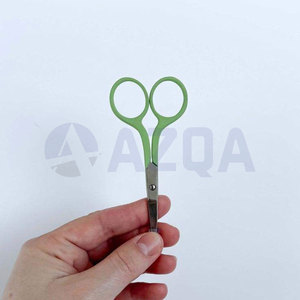 Stainless Steel Embroidery <b>Scissors</b> with Assorted Pastel Handles and Leather Pouch for <b>Sewing</b> and Needlework - Product Image 5