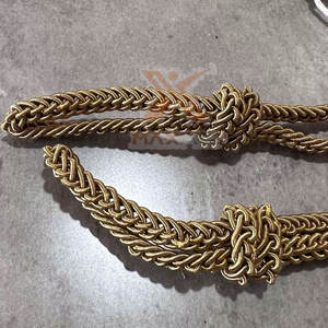 Accesorios para Uniformes, Cordones para Gorras de Uniforme Ceremonial en Oferta, Servicio OEM, Cordones para Gorras de Uniforme Ceremonial de Diseño Nuevo y Ligeros - Product Image 6