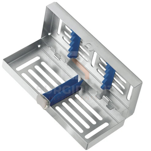 Plateau de Stérilisation Scalers en Acier Inoxydable avec Verrouillage, Composant de Rangement pour Instruments Dentaires, Certifié CE Classe I, Sécurité MOL Chirurgicale - Product Image 2