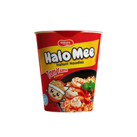 Nouilles frites instantanées de haute qualité du Vietnam FMCG et produits de marque privée avec emballage en tasse et en sac