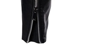Blouson de motocyclette en cuir de haute qualité avec logo personnalisé pour hommes - Product Image 5