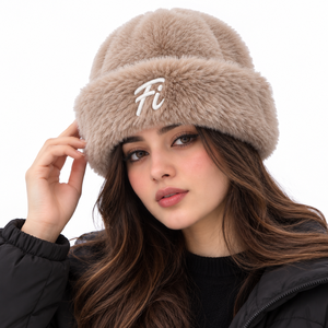 Gorros de invierno de imitación de piel de visón de alta textura, cálidos y gruesos, estilo mongol, a la moda, para mujer, venta al por mayor - Product Image 4